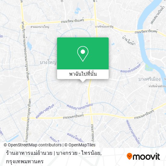 ร้านอาหารแม่อำนวย | บางกรวย - ไทรน้อย แผนที่