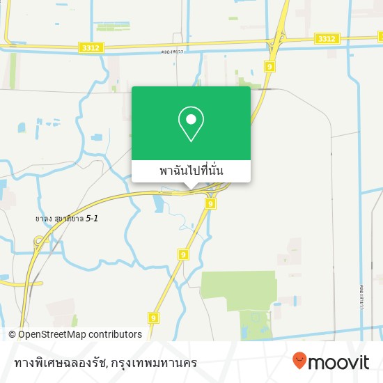 ทางพิเศษฉลองรัช แผนที่