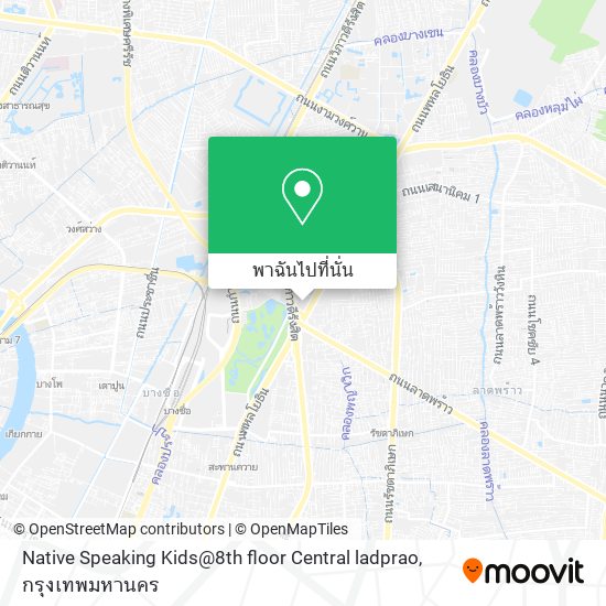 Native Speaking Kids@8th floor Central ladprao แผนที่