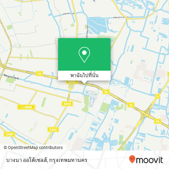 บางนา ออโต้เซลส์ แผนที่