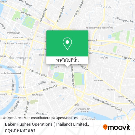 Baker Hughes Operations (Thailand) Limited. แผนที่