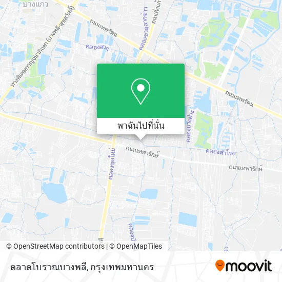 ตลาดโบราณบางพลี แผนที่