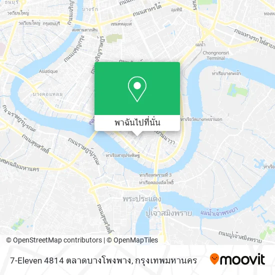 7-Eleven 4814 ตลาดบางโพงพาง แผนที่