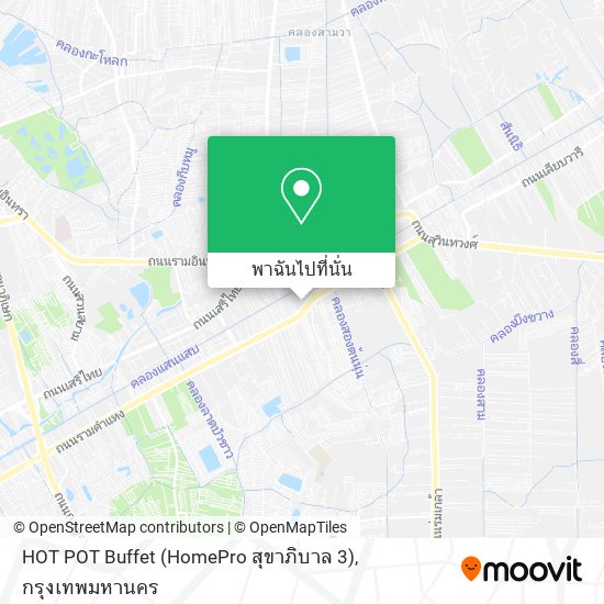 HOT POT Buffet (HomePro สุขาภิบาล 3) แผนที่