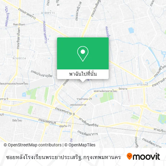 ซอยหลังโรงเรียนพระยาประเสริฐ แผนที่