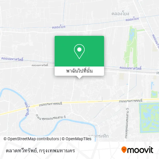 ตลาดทวีทรัพย์ แผนที่