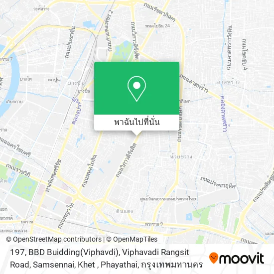 197, BBD Buidding(Viphavdi), Viphavadi Rangsit Road, Samsennai, Khet , Phayathai แผนที่