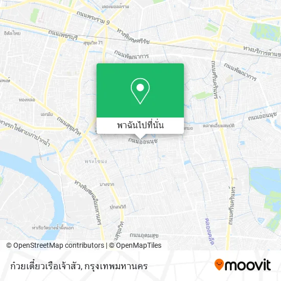 ก๋วยเตี๋ยวเรือเจ้าสัว แผนที่