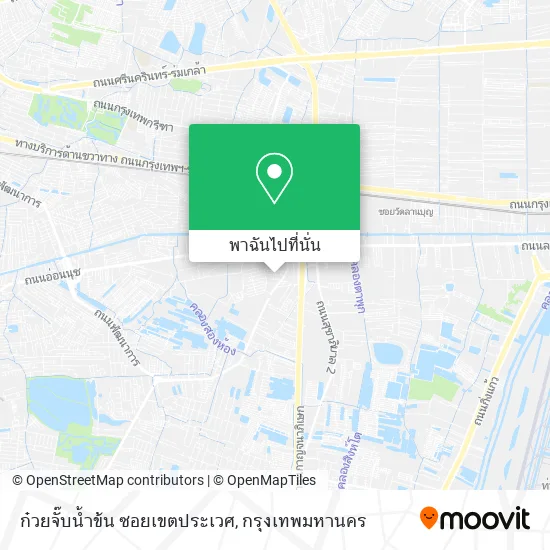 ก๋วยจั๊บน้ำข้น ซอยเขตประเวศ แผนที่