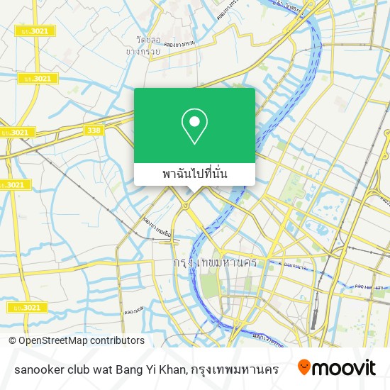 sanooker club wat Bang Yi Khan แผนที่