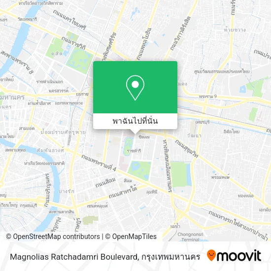 Magnolias Ratchadamri Boulevard แผนที่