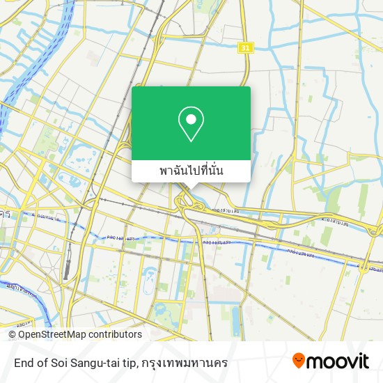 End of Soi Sangu-tai tip แผนที่