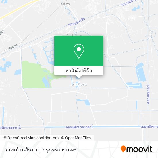 ถนนบ้านสันดาบ แผนที่