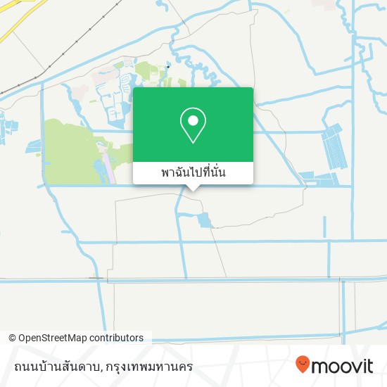 ถนนบ้านสันดาบ แผนที่