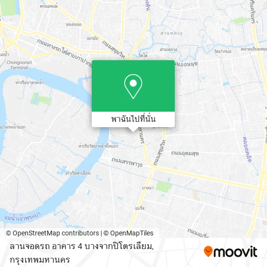 ลานจอดรถ อาคาร 4 บางจากปิโตรเลียม แผนที่