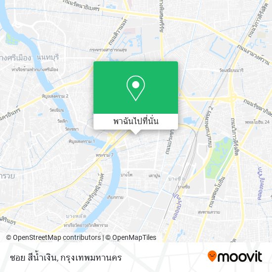 ซอย สีน้ำเงิน แผนที่