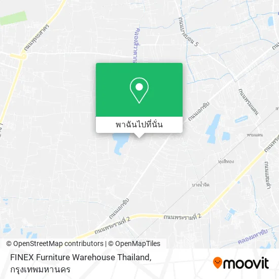FINEX Furniture Warehouse Thailand แผนที่