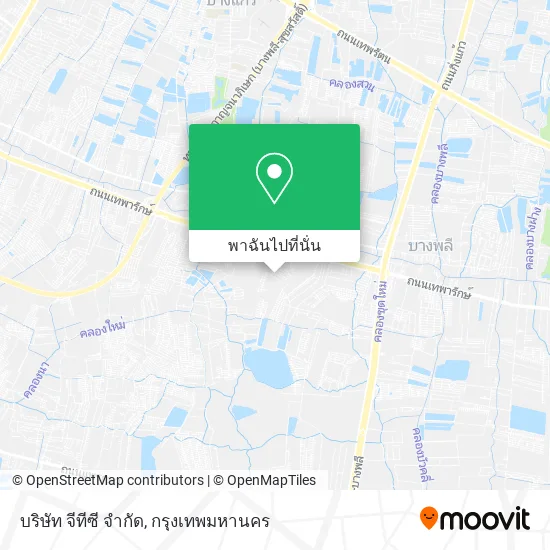 บริษัท จีทีซี จำกัด แผนที่