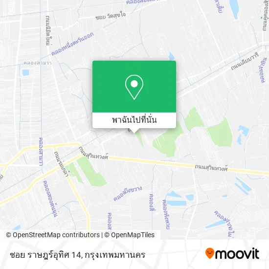 ซอย ราษฎร์อุทิศ 14 แผนที่