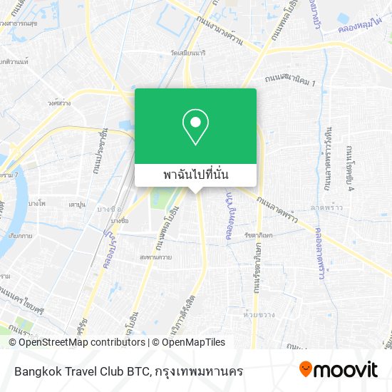 Bangkok Travel Club BTC แผนที่