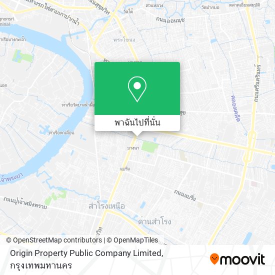 Origin Property Public Company Limited แผนที่