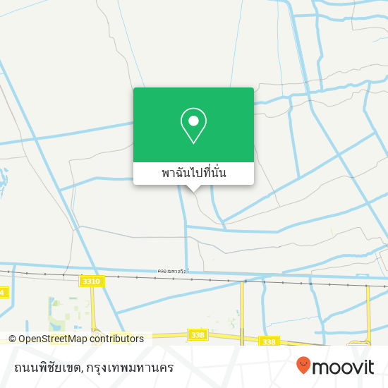 ถนนพิชัยเขต แผนที่