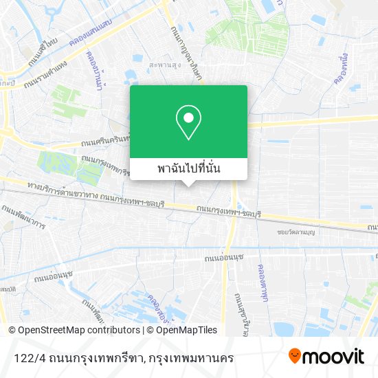 122/4 ถนนกรุงเทพกรีฑา แผนที่