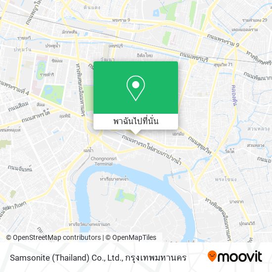 Samsonite (Thailand) Co., Ltd. แผนที่