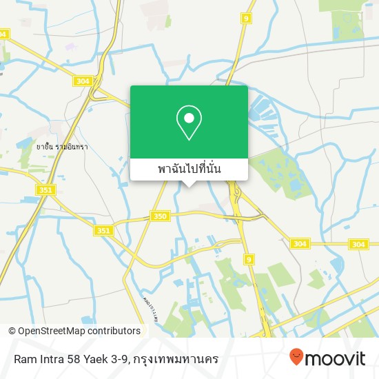 Ram Intra 58 Yaek 3-9 แผนที่