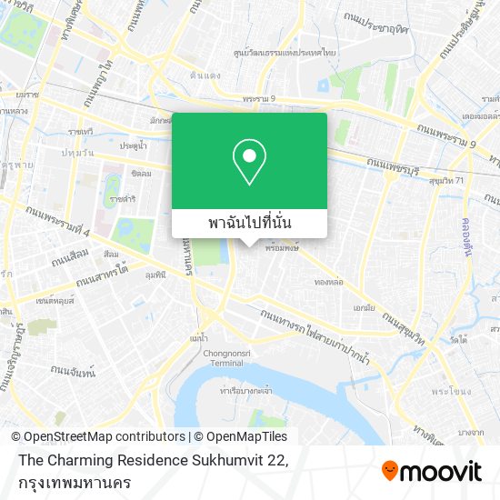 The Charming Residence Sukhumvit 22 แผนที่