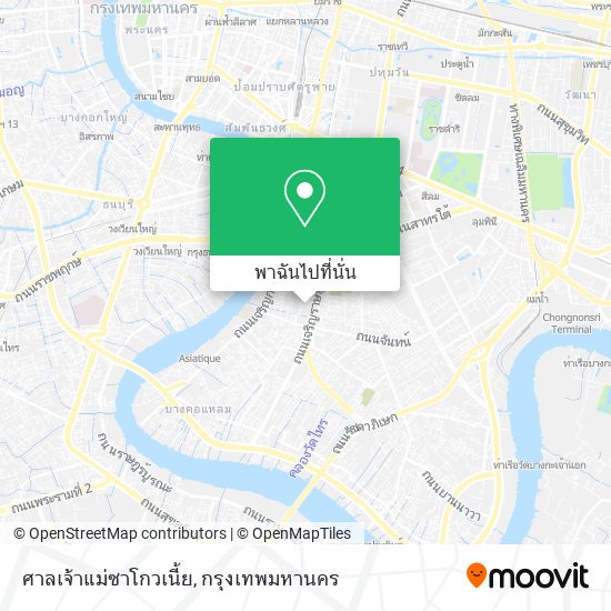 ศาลเจ้าแม่ซาโกวเนี้ย แผนที่