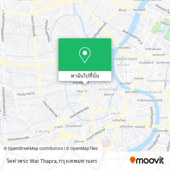 วัดท่าพระ Wat Thapra แผนที่