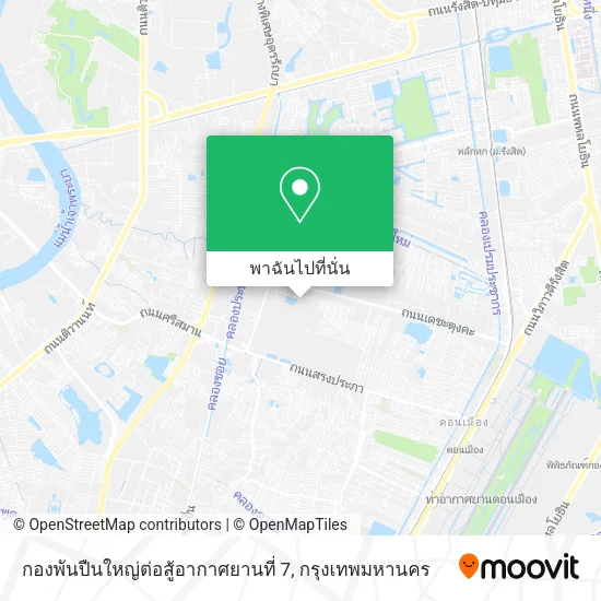 กองพันปืนใหญ่ต่อสู้อากาศยานที่ 7 แผนที่