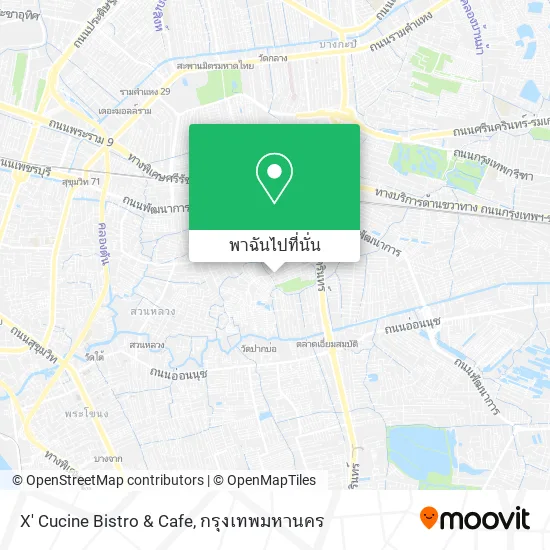 X' Cucine Bistro & Cafe แผนที่