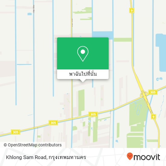 Khlong Sam Road แผนที่
