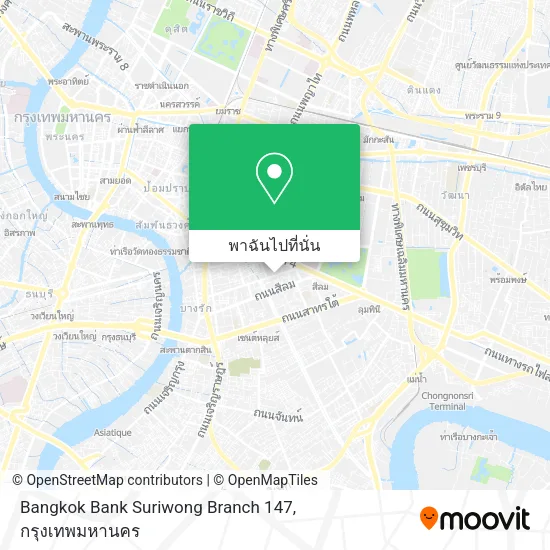 Bangkok Bank Suriwong Branch 147 แผนที่