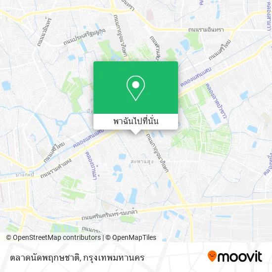 ตลาดนัดพฤกษชาติ แผนที่
