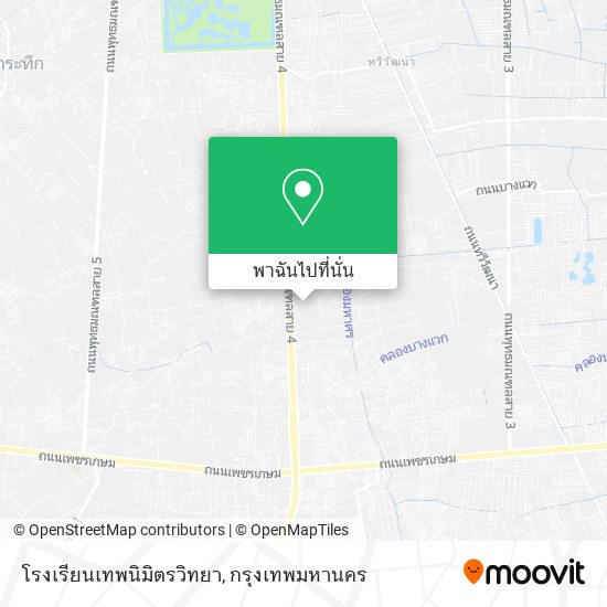 โรงเรียนเทพนิมิตรวิทยา แผนที่