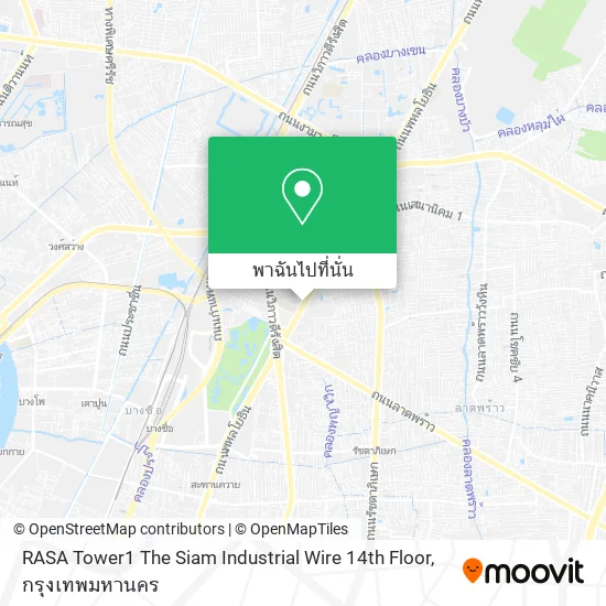 RASA Tower1 The Siam Industrial Wire 14th Floor แผนที่
