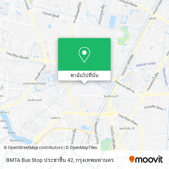 BMTA Bus Stop ประชาชื่น 42 แผนที่