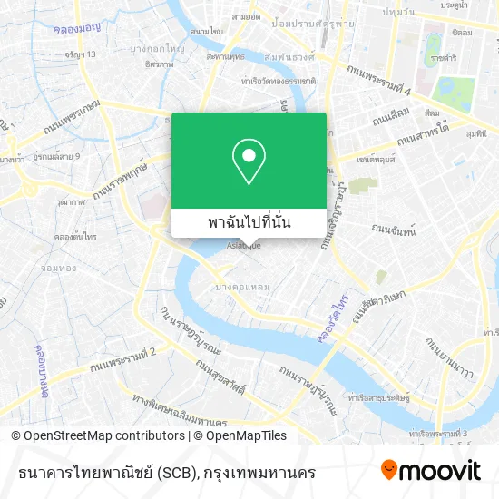 ธนาคารไทยพาณิชย์ (SCB) แผนที่