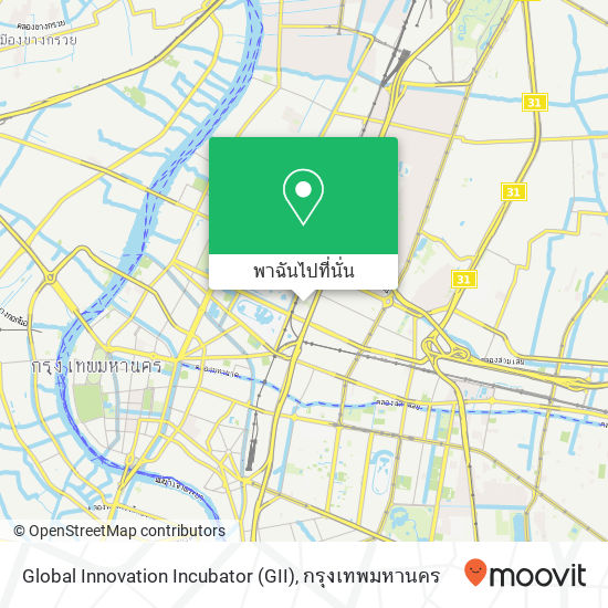 Global Innovation Incubator (GII) แผนที่