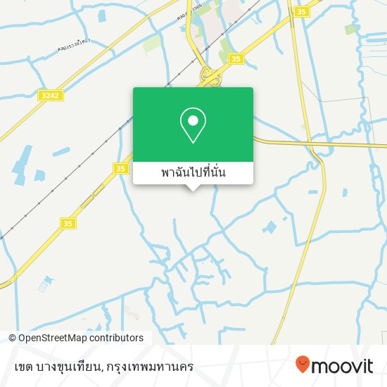 เขต บางขุนเทียน แผนที่