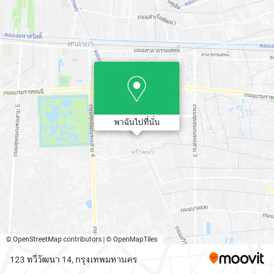 123 ทวีวัฒนา 14 แผนที่
