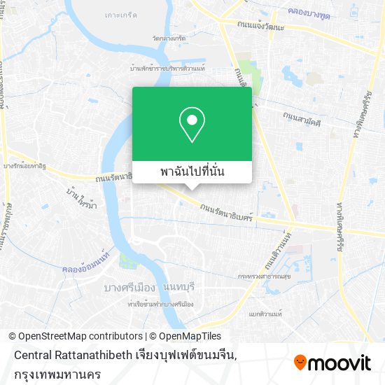 Central Rattanathibeth เจียงบุฟเฟต์ขนมจีน แผนที่