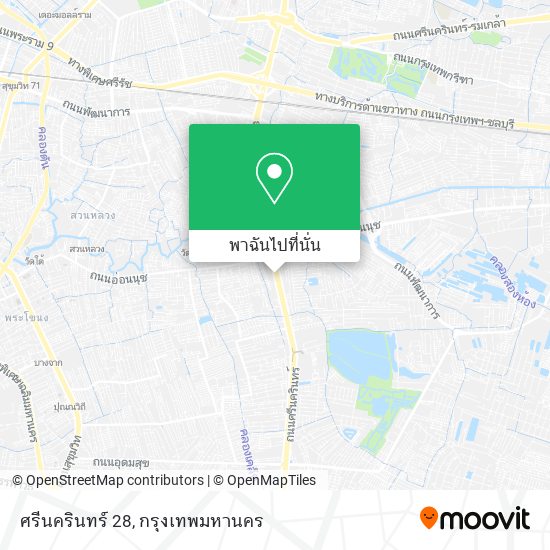 ศรีนครินทร์ 28 แผนที่