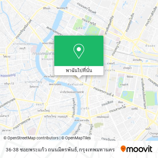 36-38 ซอยพระแก้ว ถนนมิตรพันธ์ แผนที่