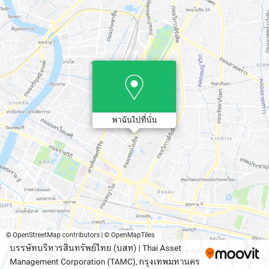 บรรษัทบริหารสินทรัพย์ไทย (บสท) | Thai Asset Management Corporation (TAMC) แผนที่