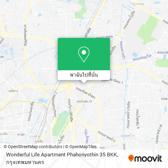 Wonderful Life Apartment Phahonyothin 35 BKK แผนที่