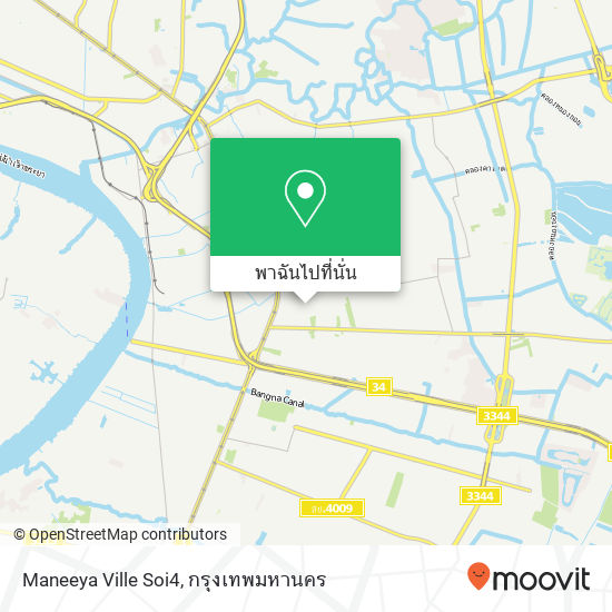 Maneeya Ville Soi4 แผนที่